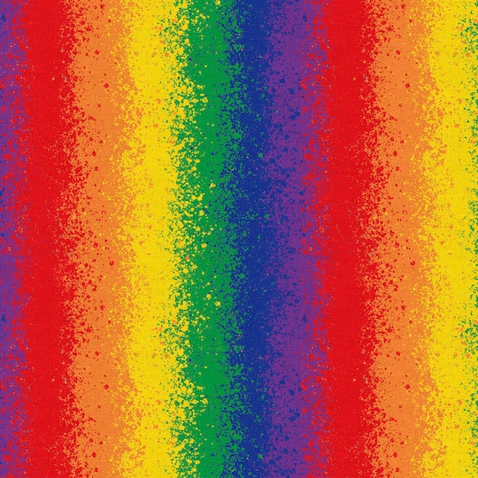 Fabric Editions Rainbow Ombre Cotton Fabric